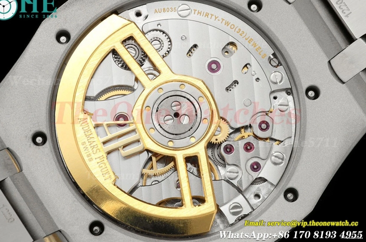 TKF Royal A4302 41mm Clone Super SS Black Dial 15500 Oak SS 0322